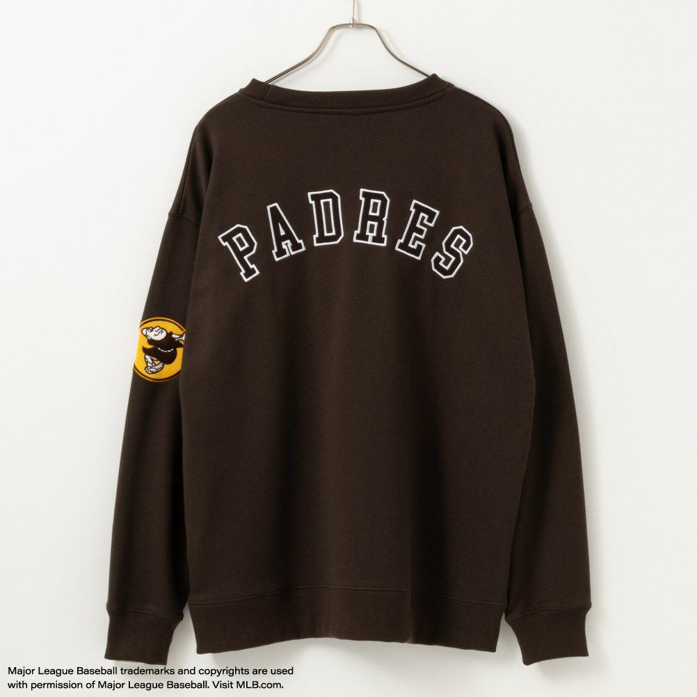 MLB ワッペンクルーネックスウェット メンズ