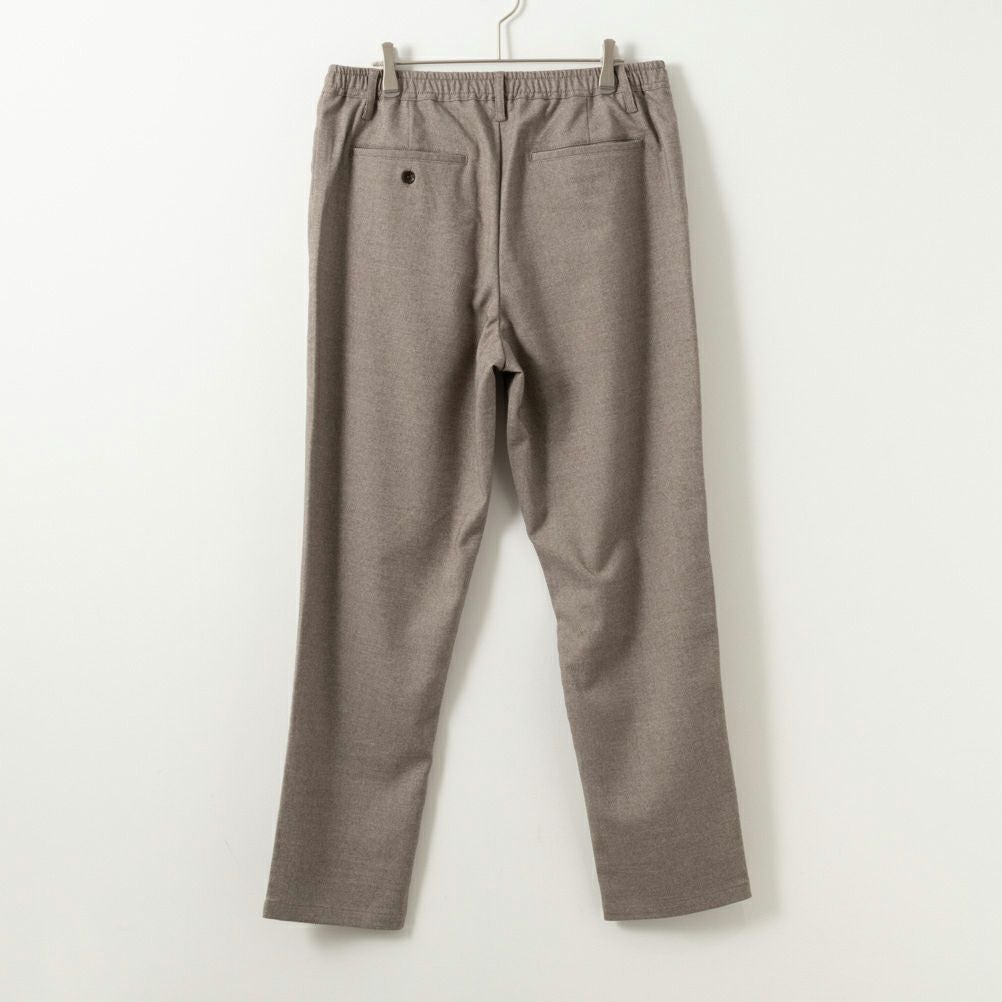NAVY ウールタッチテーパードパンツ メンズ