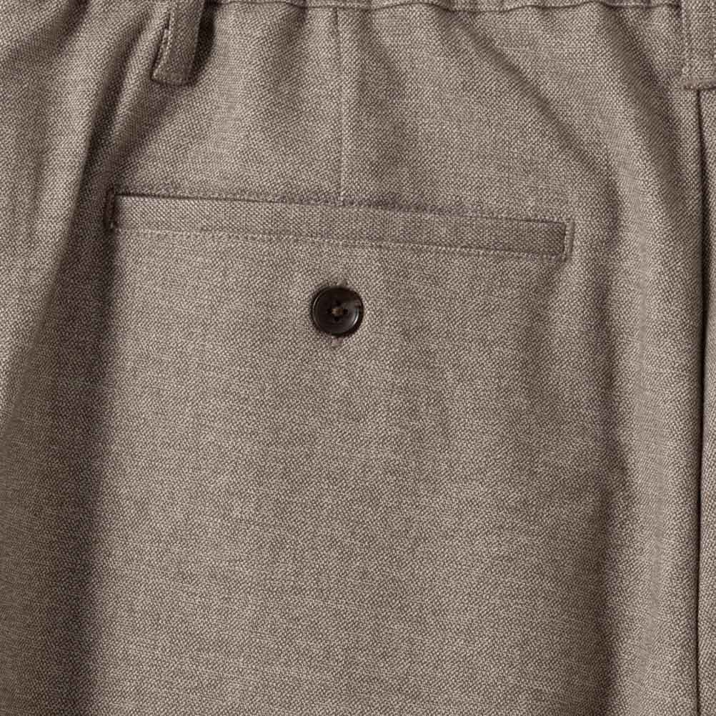 NAVY ウールタッチテーパードパンツ メンズ