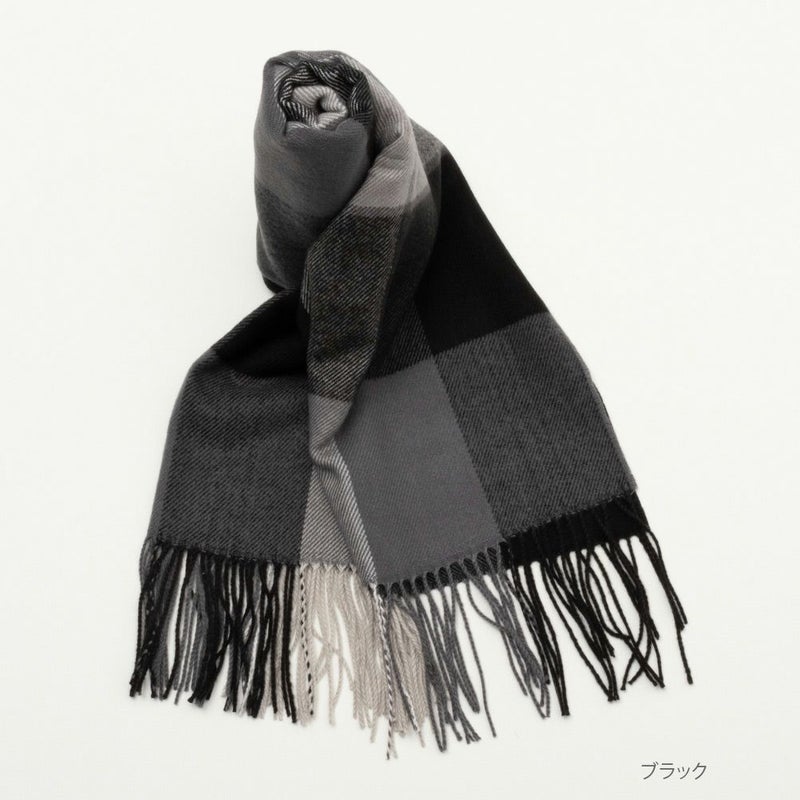 NAVY  チェックマフラー メンズ商品画像-1