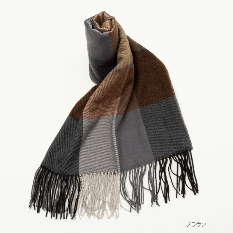 NAVY  チェックマフラー メンズ商品画像-3