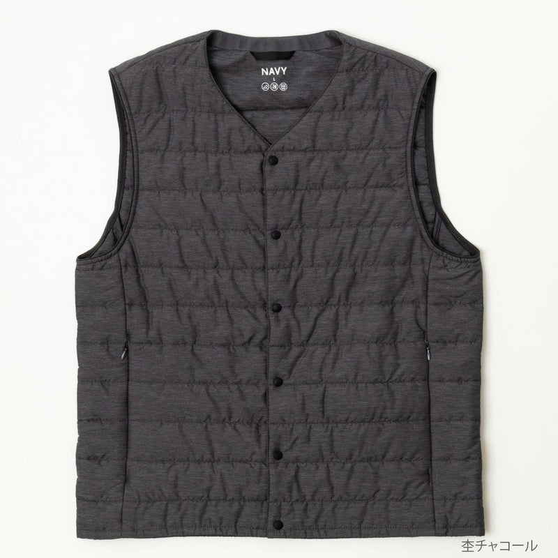 NAVY 20Dナイロンインナー中綿ベスト メンズ商品画像-1