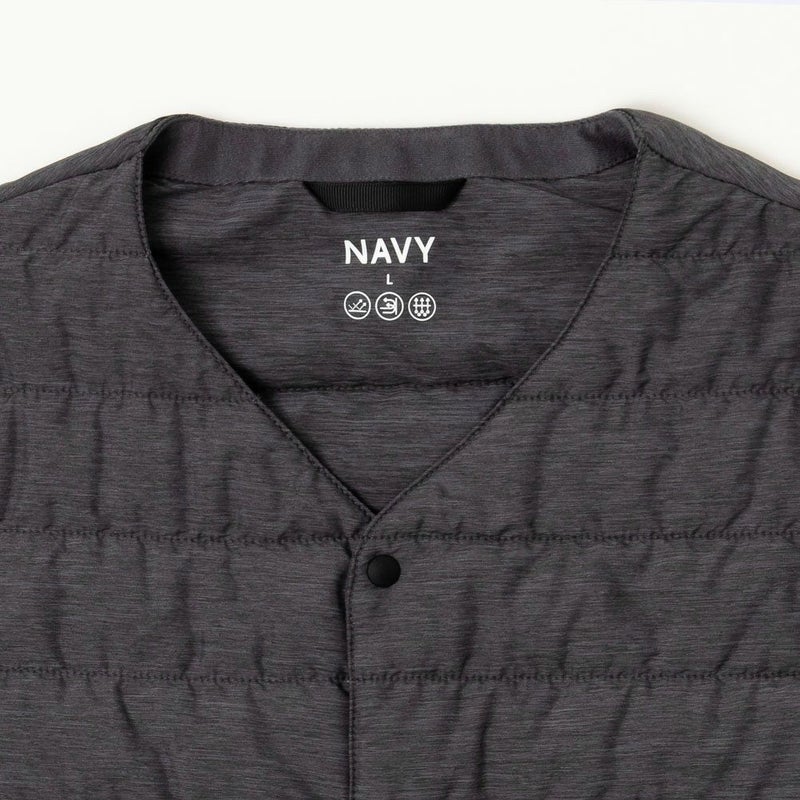 NAVY  20Dナイロンインナー中綿ベスト メンズ商品画像-5