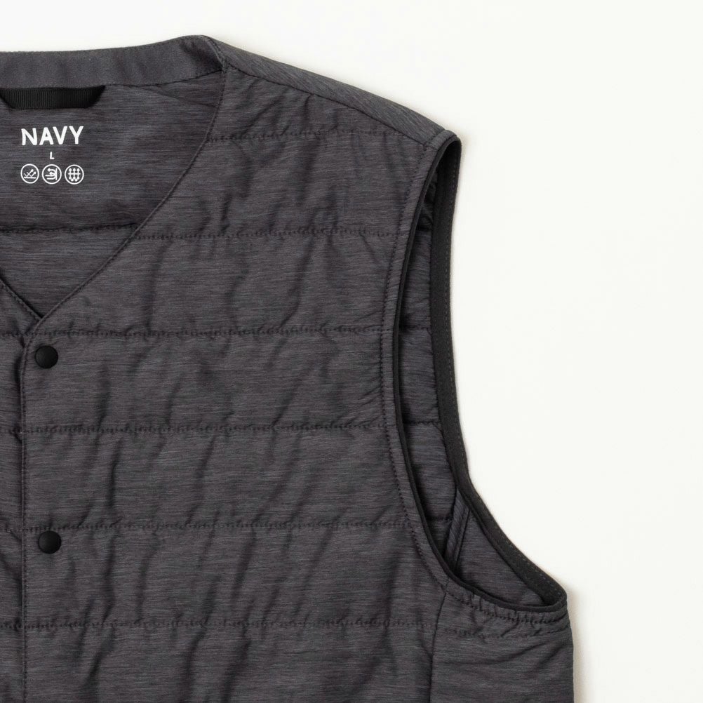 NAVY 20Dナイロンインナー中綿ベスト メンズ