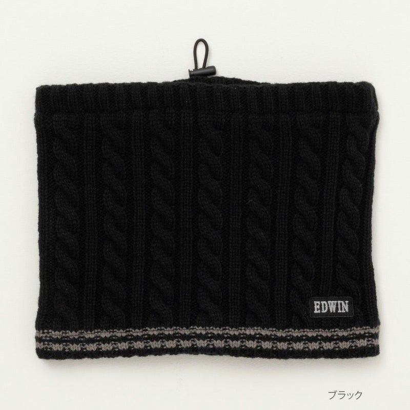 EDWIN ケーブル編みネックウォーマー メンズ商品画像-1