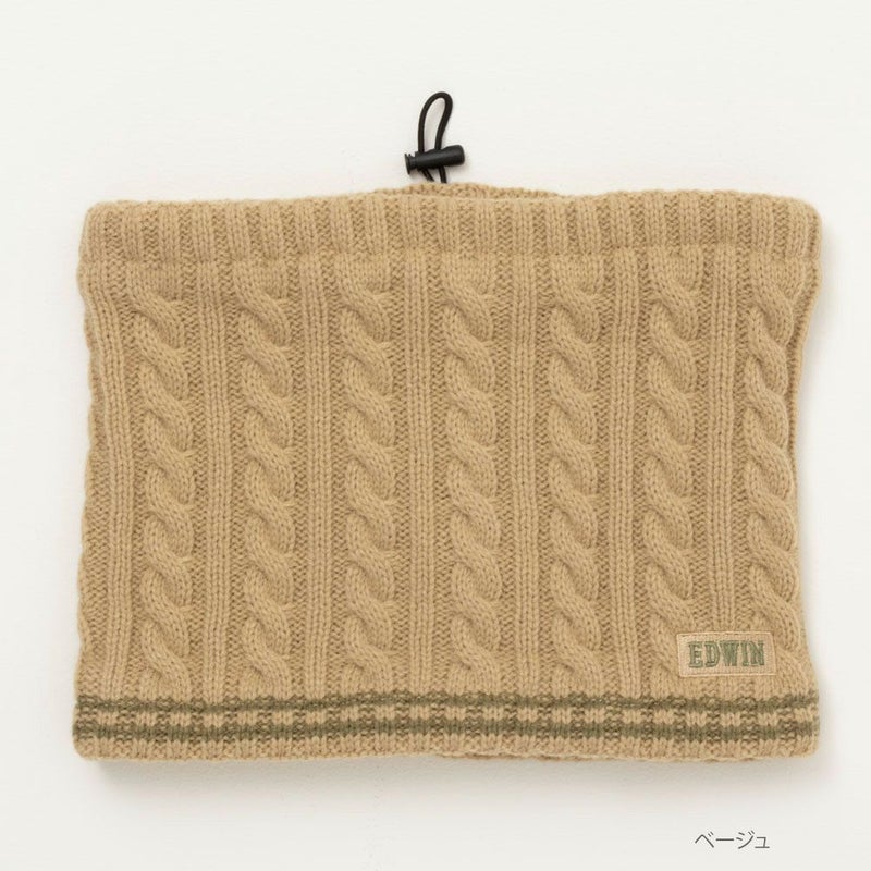 EDWIN  ケーブル編みネックウォーマー メンズ商品画像-3