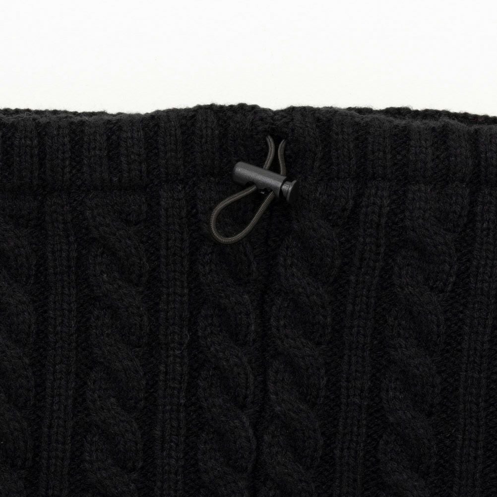 EDWIN ケーブル編みネックウォーマー メンズ