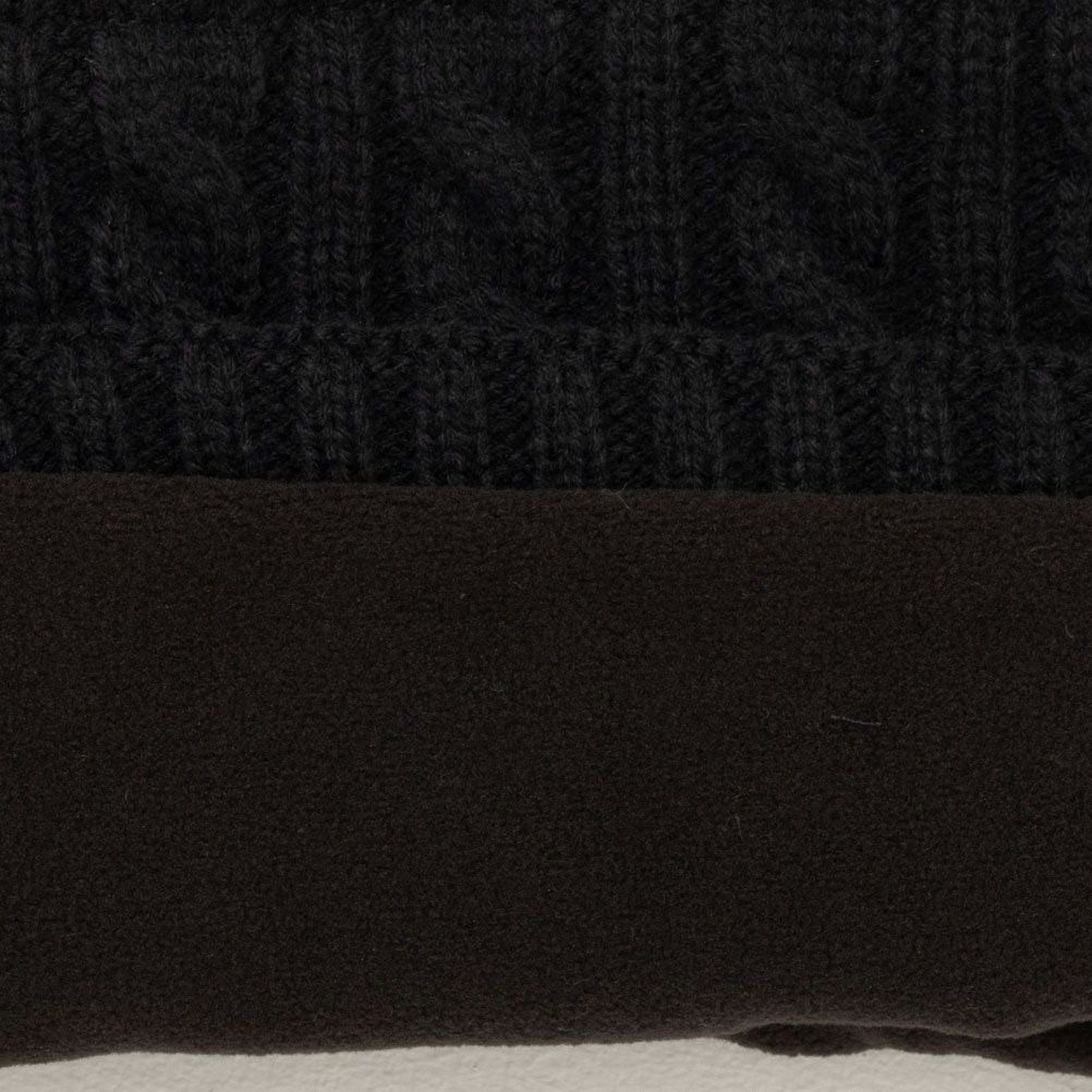 EDWIN ケーブル編みネックウォーマー メンズ