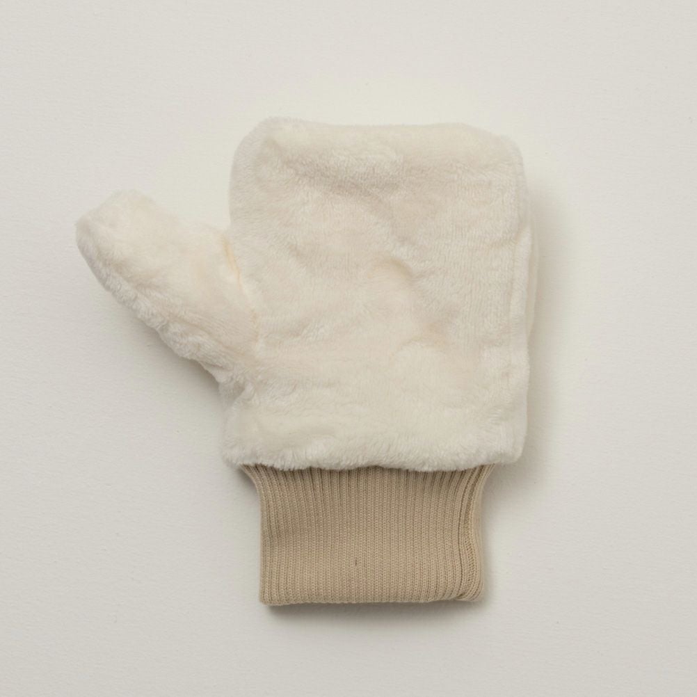 NAVY ファーグローブ レディース