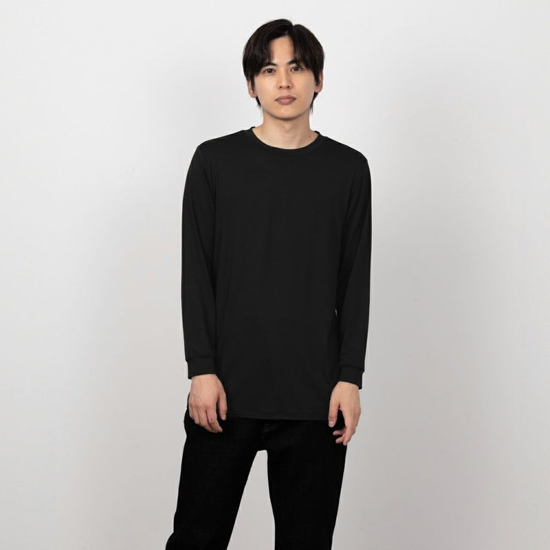 MAC HEAT クルーネック9分袖インナーシャツ メンズ メール便 対応商品商品画像-3