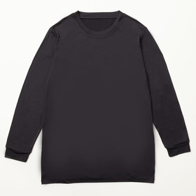 MAC HEAT  クルーネック9分袖インナーシャツ メンズ メール便 対応商品商品画像-9