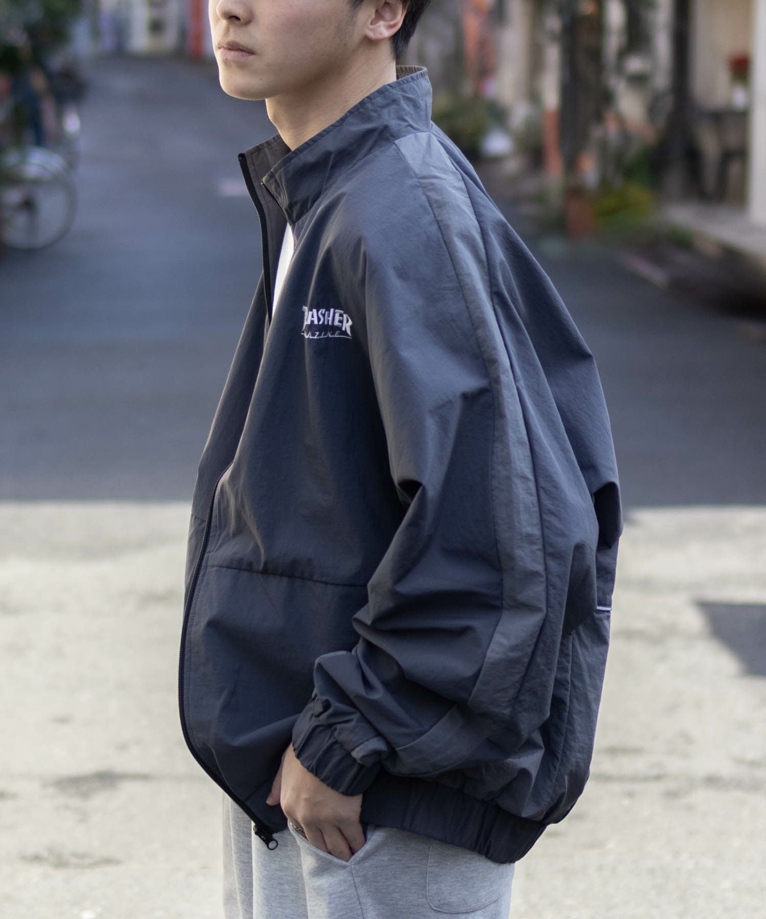 00s archive メッシュブルゾン julius sullen THRASHER 裏メッシュブルゾン メンズ