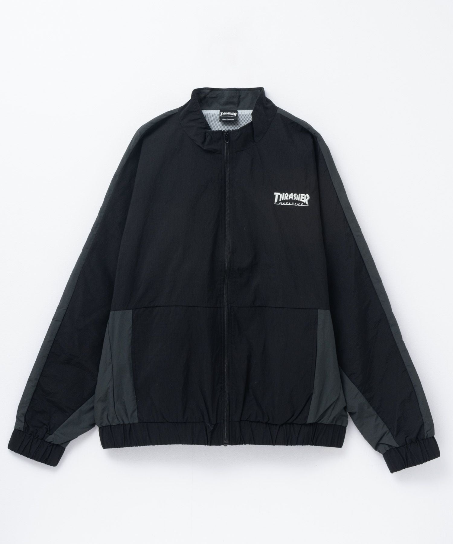 THRASHER ジャケット グレー/黒 THRASHER（スラッシャー） コート ジャケット メンズ レディース