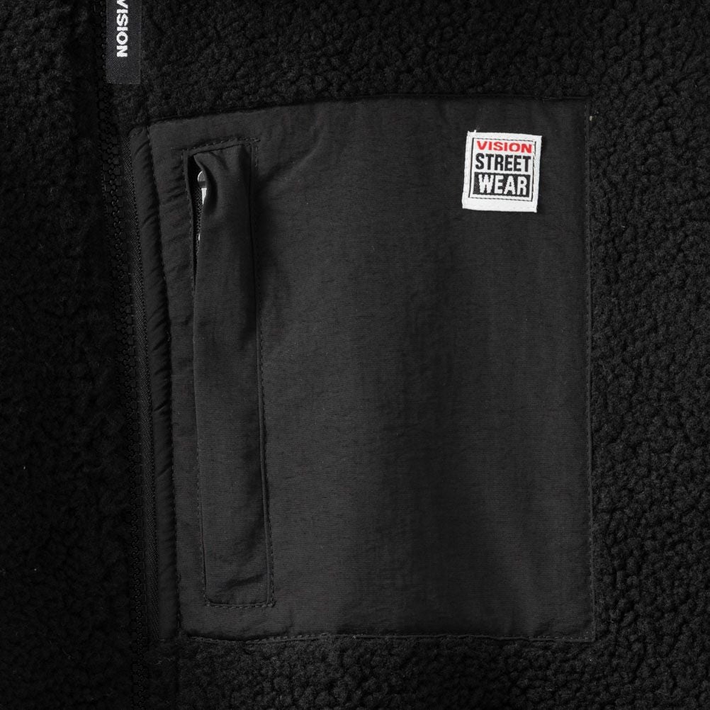 VISION STREET WEAR ジャガードボアブルゾン メンズ