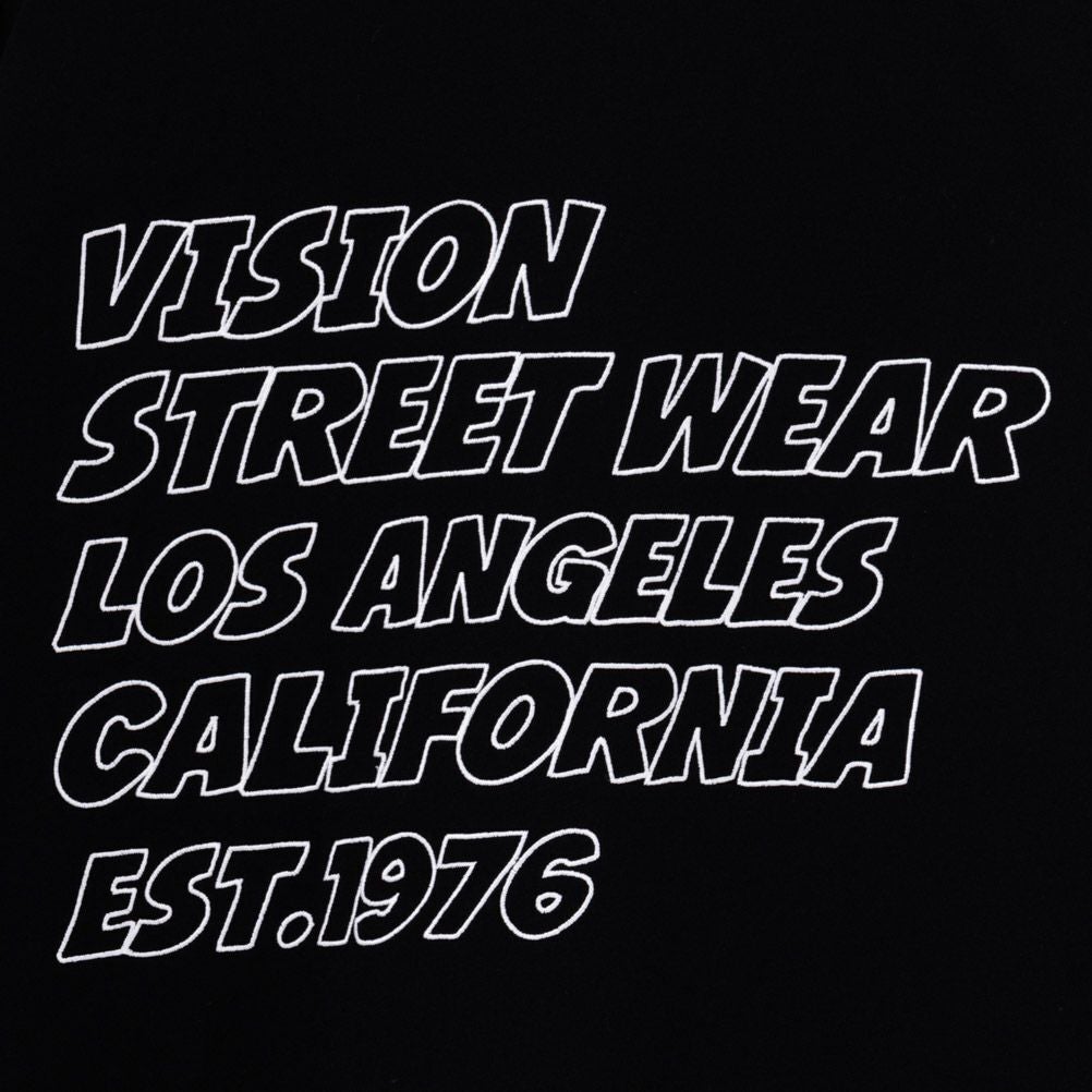 VISION STREET WEAR ハートサガラ刺繍長袖Tシャツ メンズ