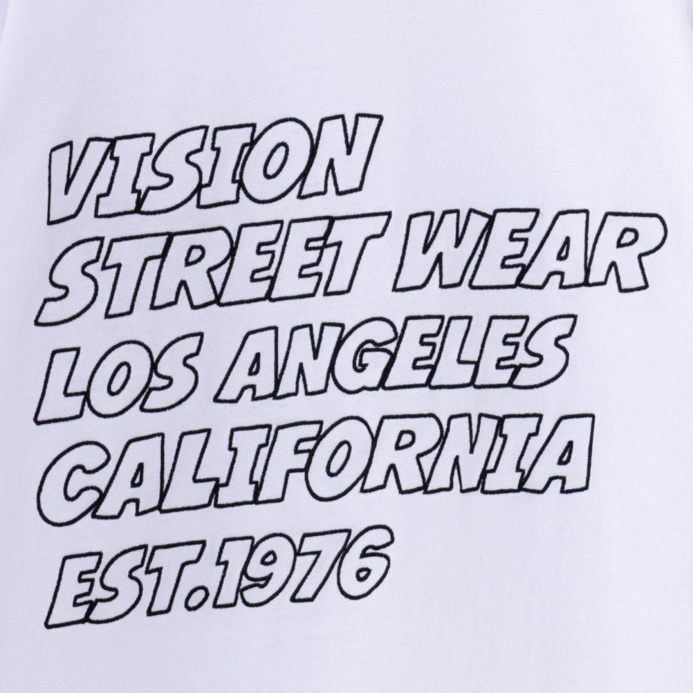 VISION STREET WEAR ハートサガラ刺繍長袖Tシャツ メンズ