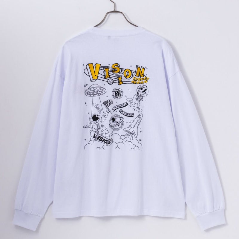 【オンラインストア限定】VISION STREET WEAR スペースマルチイラスト長袖Tシャツ メンズ商品画像-10