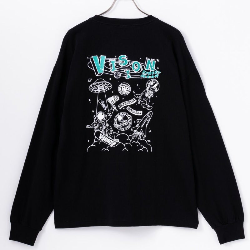【オンラインストア限定】VISION STREET WEAR スペースマルチイラスト長袖Tシャツ メンズ商品画像-14