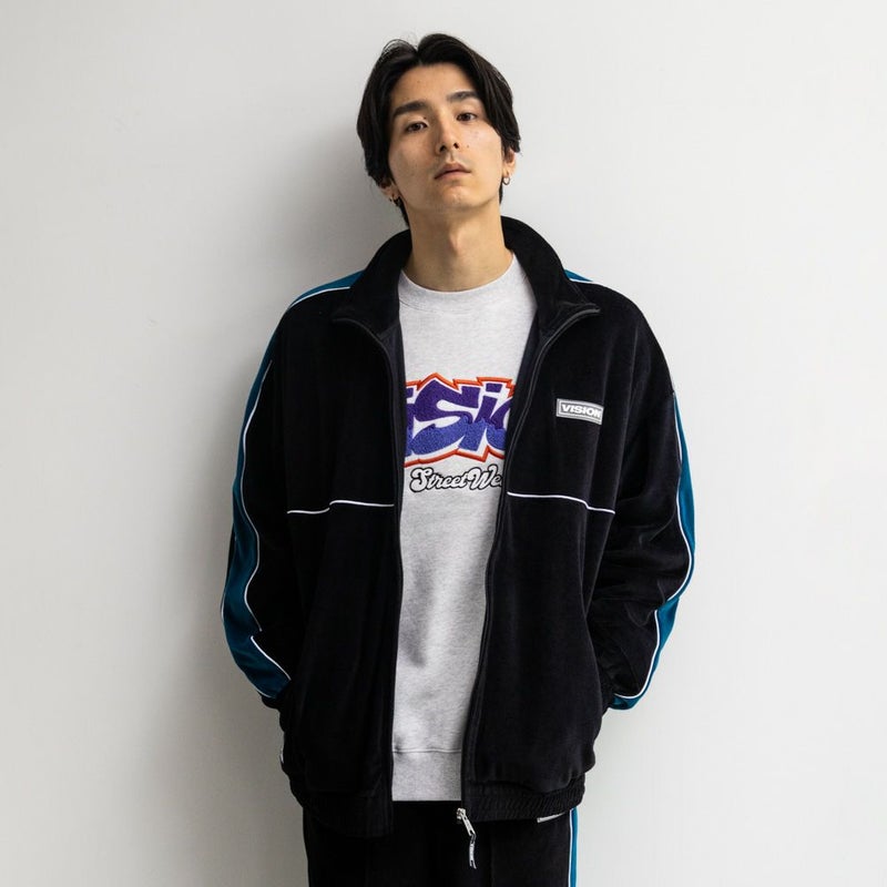 VISION STREET WEAR ベロアトラックジャケット メンズ商品画像-4