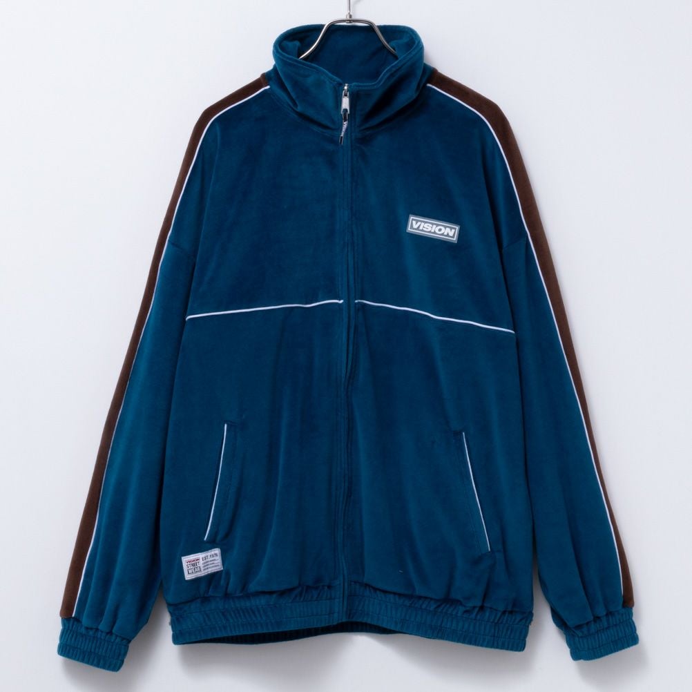 VISION STREET WEAR ベロアトラックジャケット メンズ