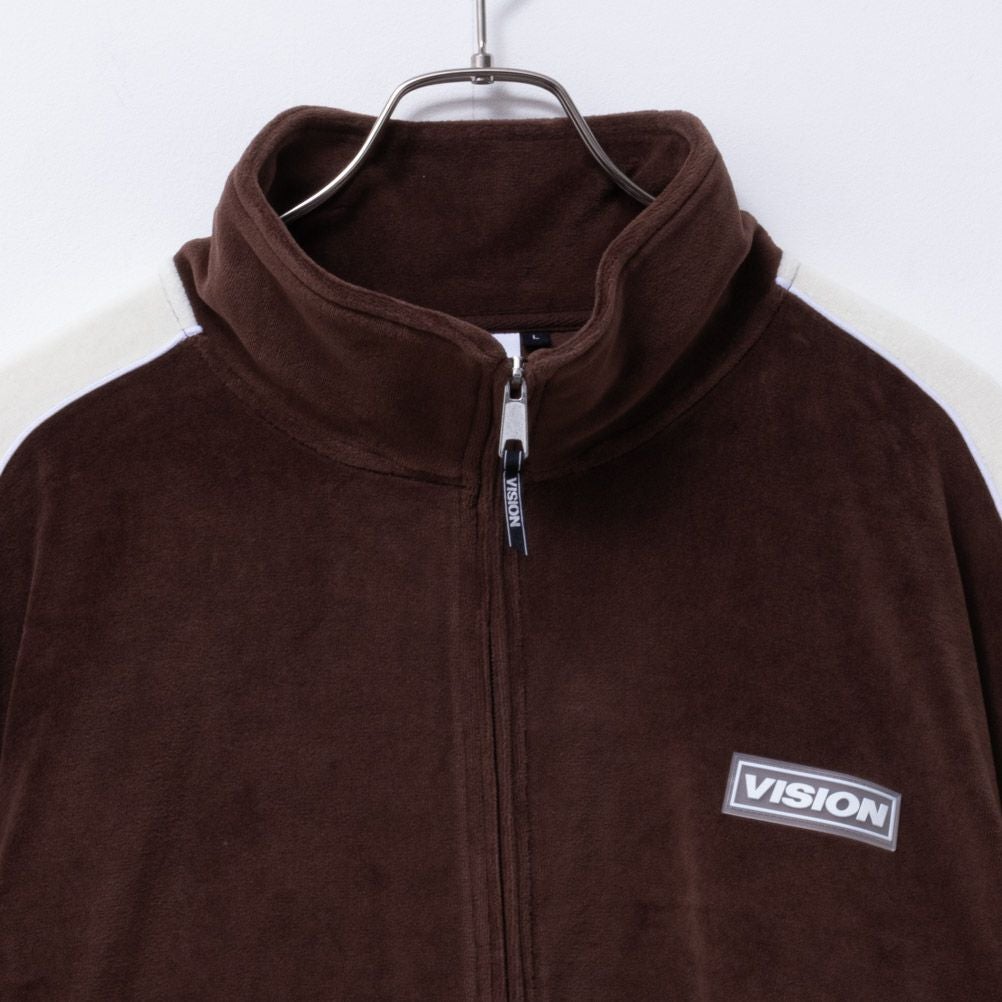 VISION STREET WEAR ベロアトラックジャケット メンズ