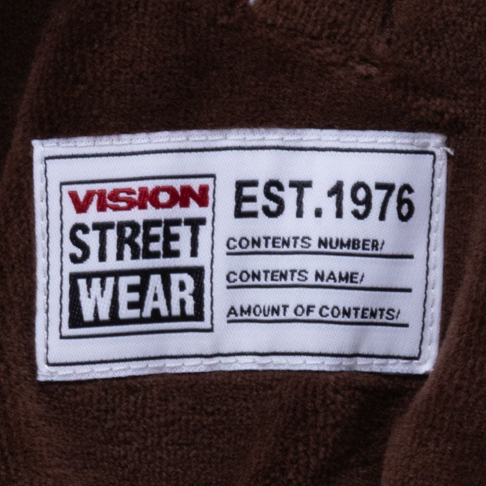 VISION STREET WEAR ベロアトラックジャケット メンズ