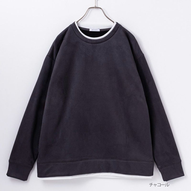 URBAN COLLECTION  カットスエードトレーナー メンズ商品画像-2