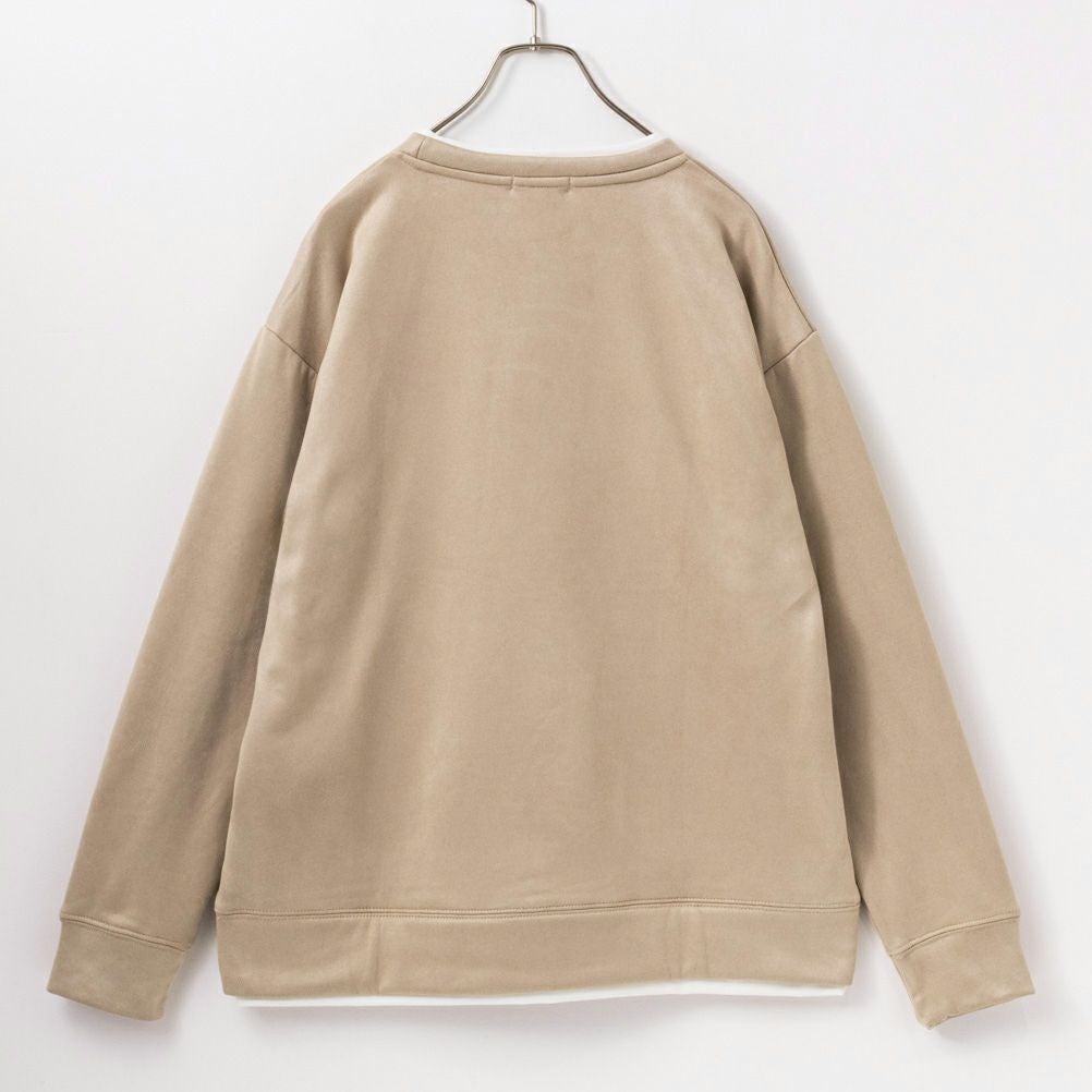 URBAN COLLECTION カットスエードトレーナー メンズ