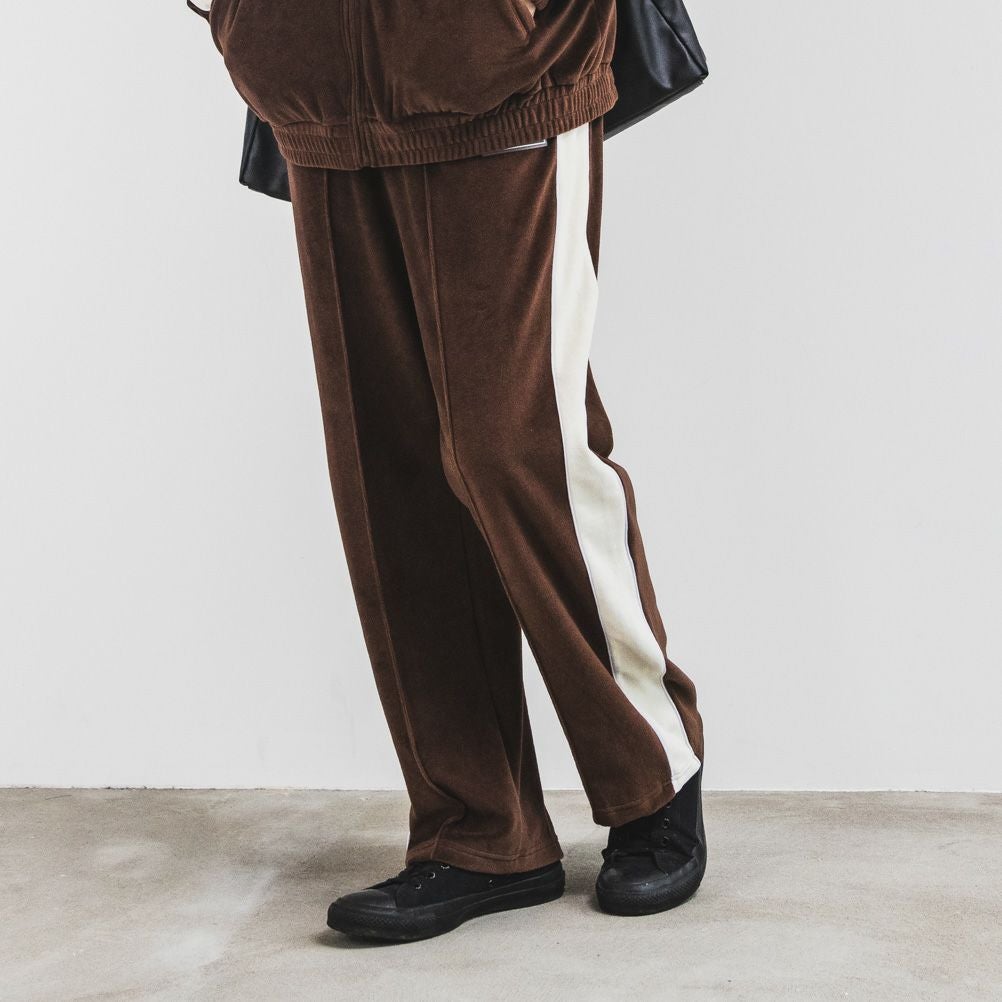 VISION STREET WEAR ベロアトラックパンツ メンズ