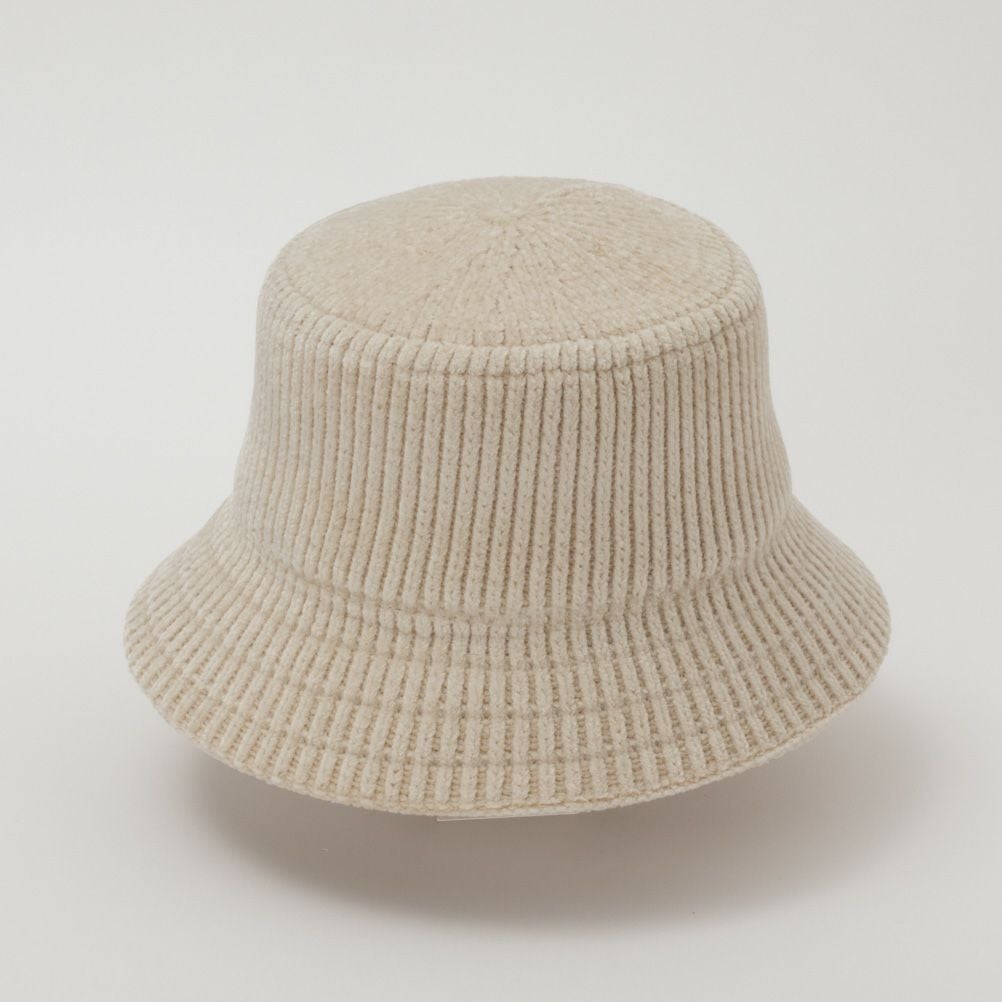 NAVY モールニットバケットハット レディース