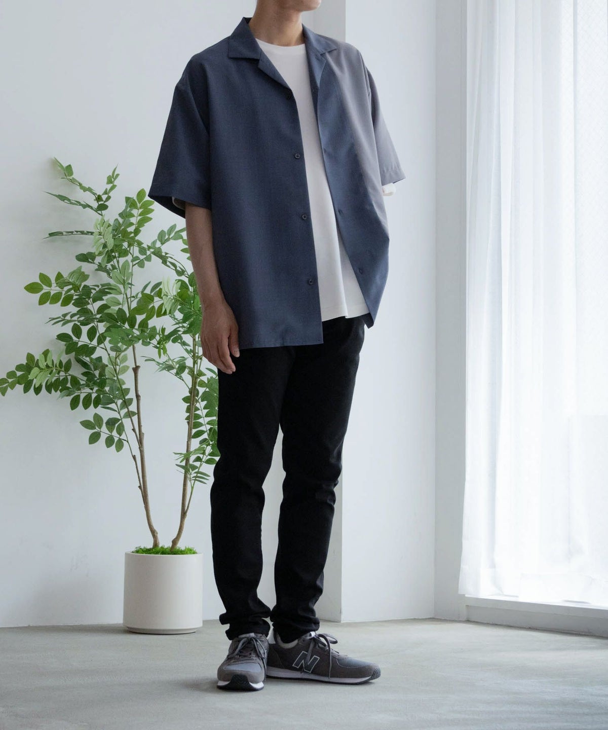 NAVY RICH COLORS スキニーパンツ メンズ