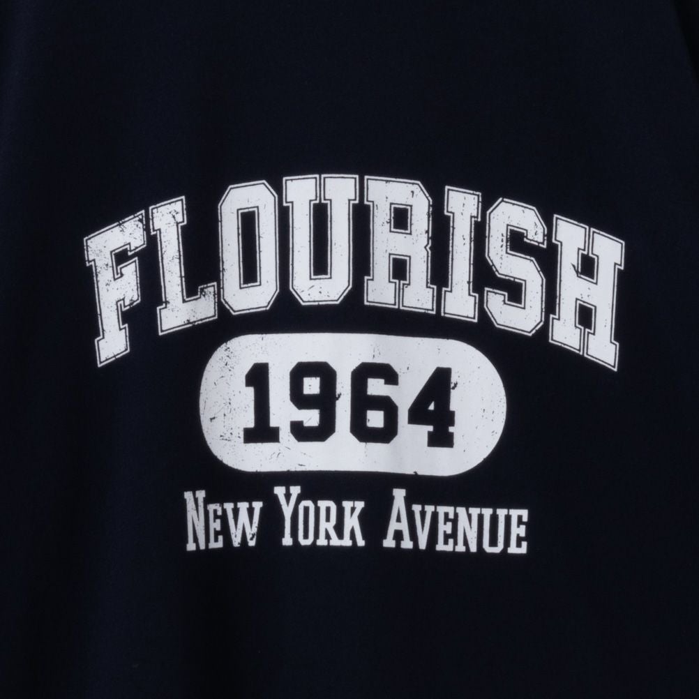 T-GRAPHICS プリント長袖Tシャツ メンズ