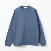 裏起毛刺繍トレーナー メンズ