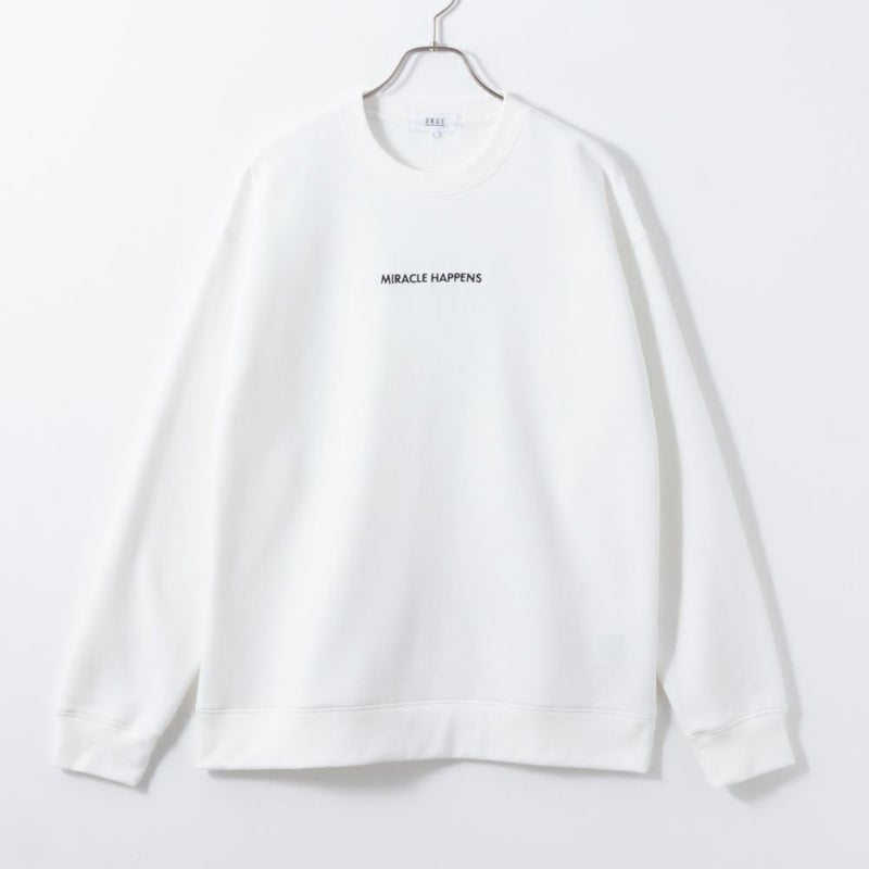 裏起毛刺繍トレーナー メンズ商品画像-2