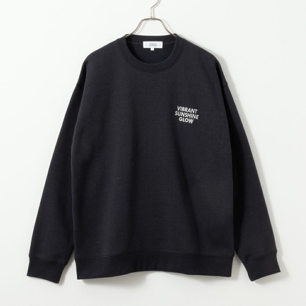 裏起毛刺繍トレーナー メンズ