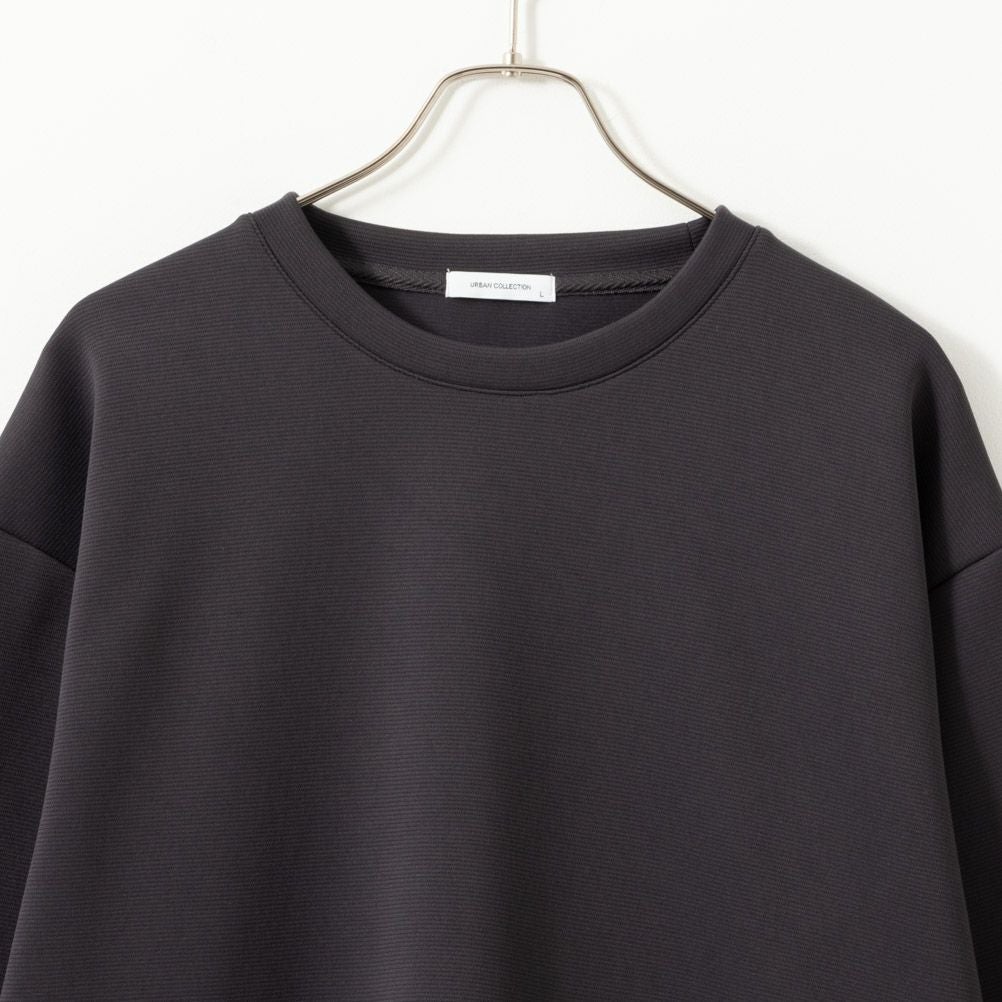 URBAN COLLECTION ポンチ素材 エアスムージーレイヤードトレーナー メンズ