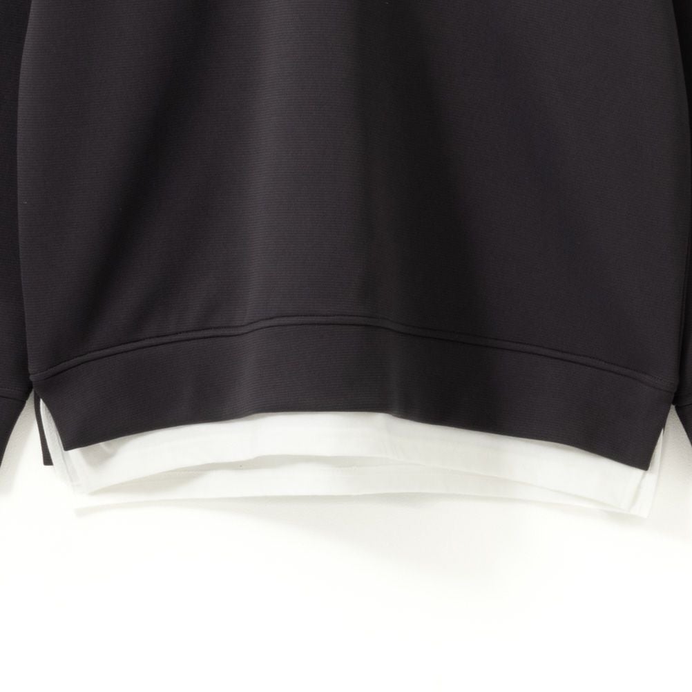 URBAN COLLECTION ポンチ素材 エアスムージーレイヤードトレーナー メンズ