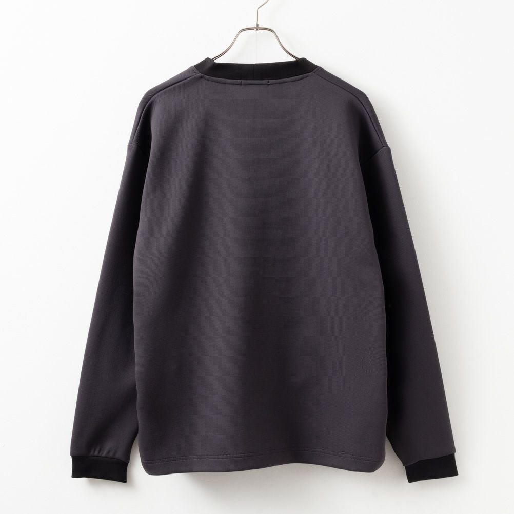 URBAN COLLECTION ポンチ素材 エアースムージー配色カーディガン メンズ