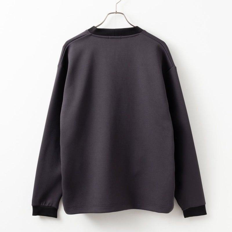 URBAN COLLECTION  ポンチ素材 エアスムージー配色カーディガン メンズ商品画像-3