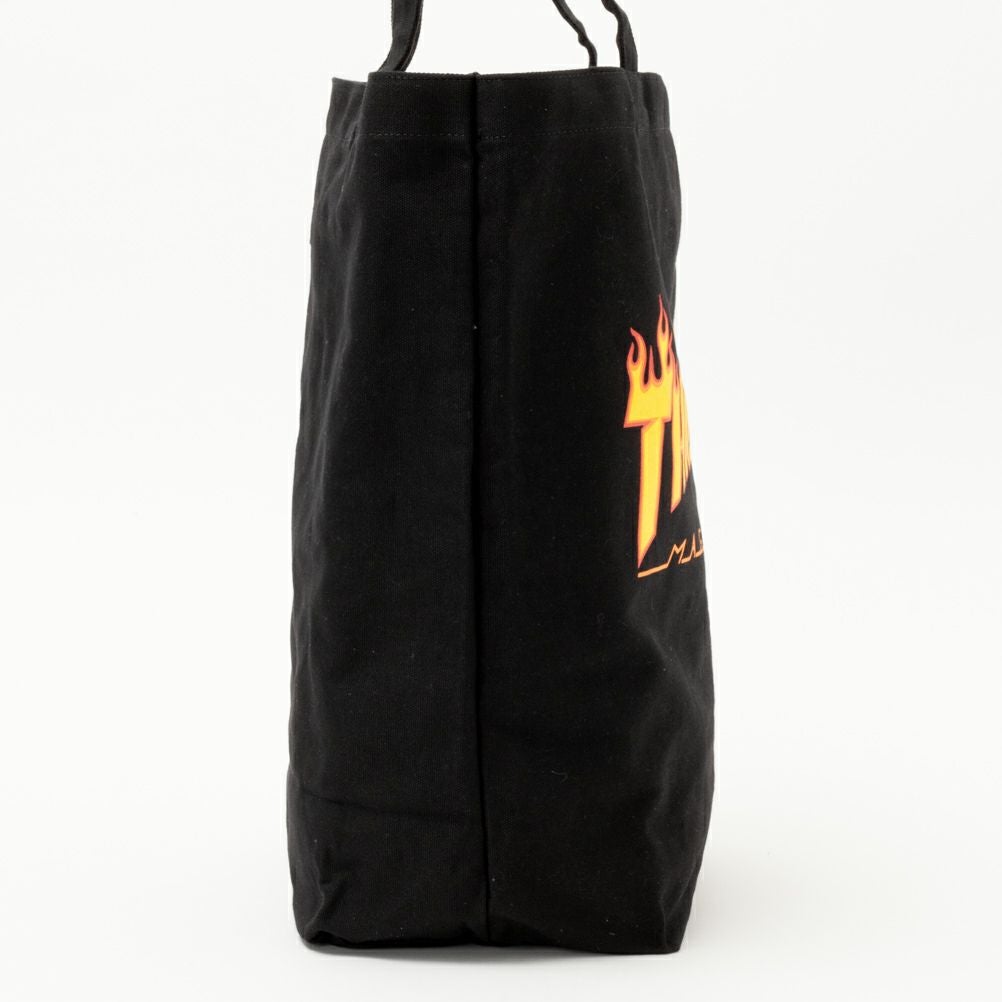 THRASHER ファイヤーロゴプリントトート