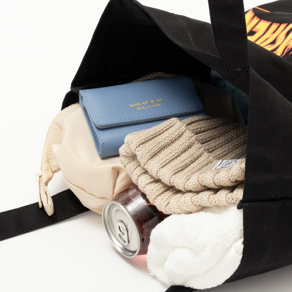 THRASHER ファイヤーロゴプリントトート