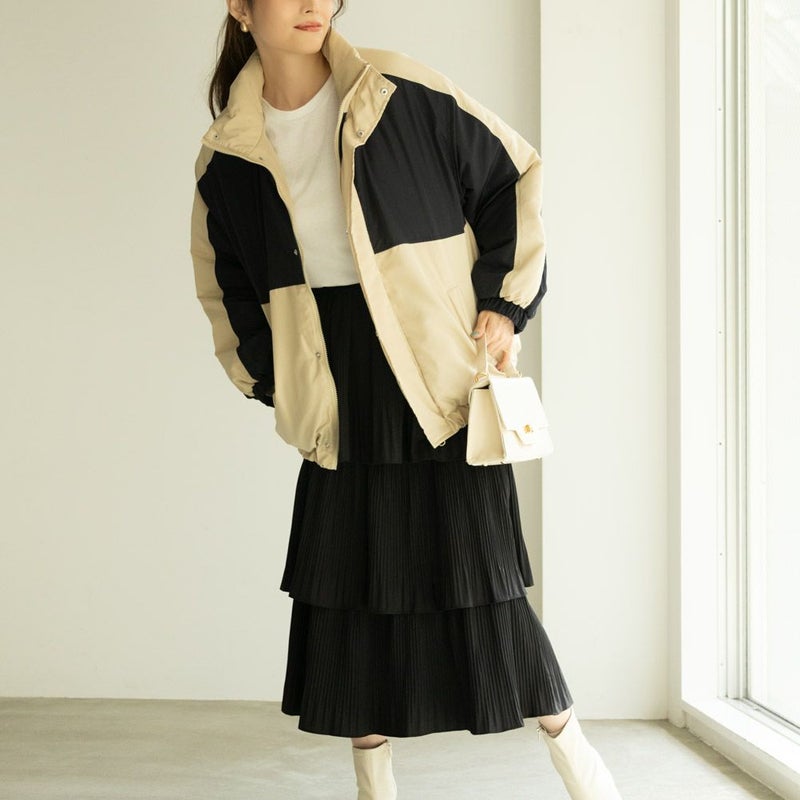 NAVY 中綿切り替えアウター レディース商品画像-1