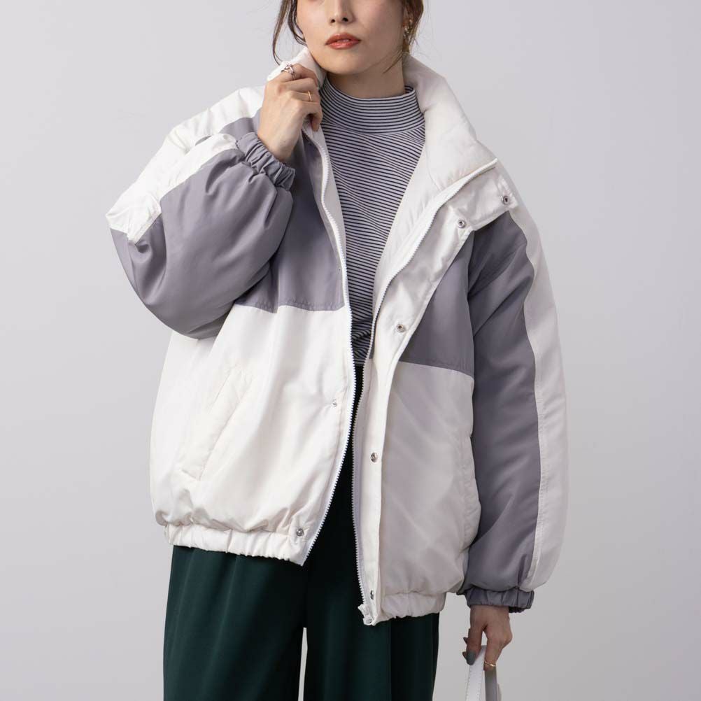 NAVY 中綿切り替えアウター レディース