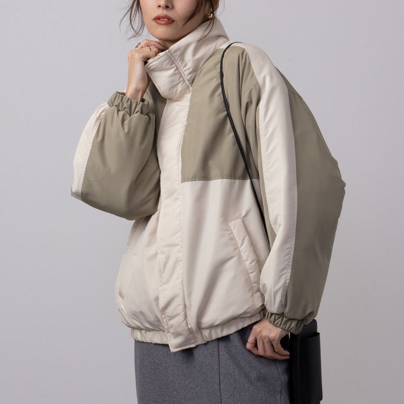 NAVY 中綿切り替えアウター レディース商品画像-3