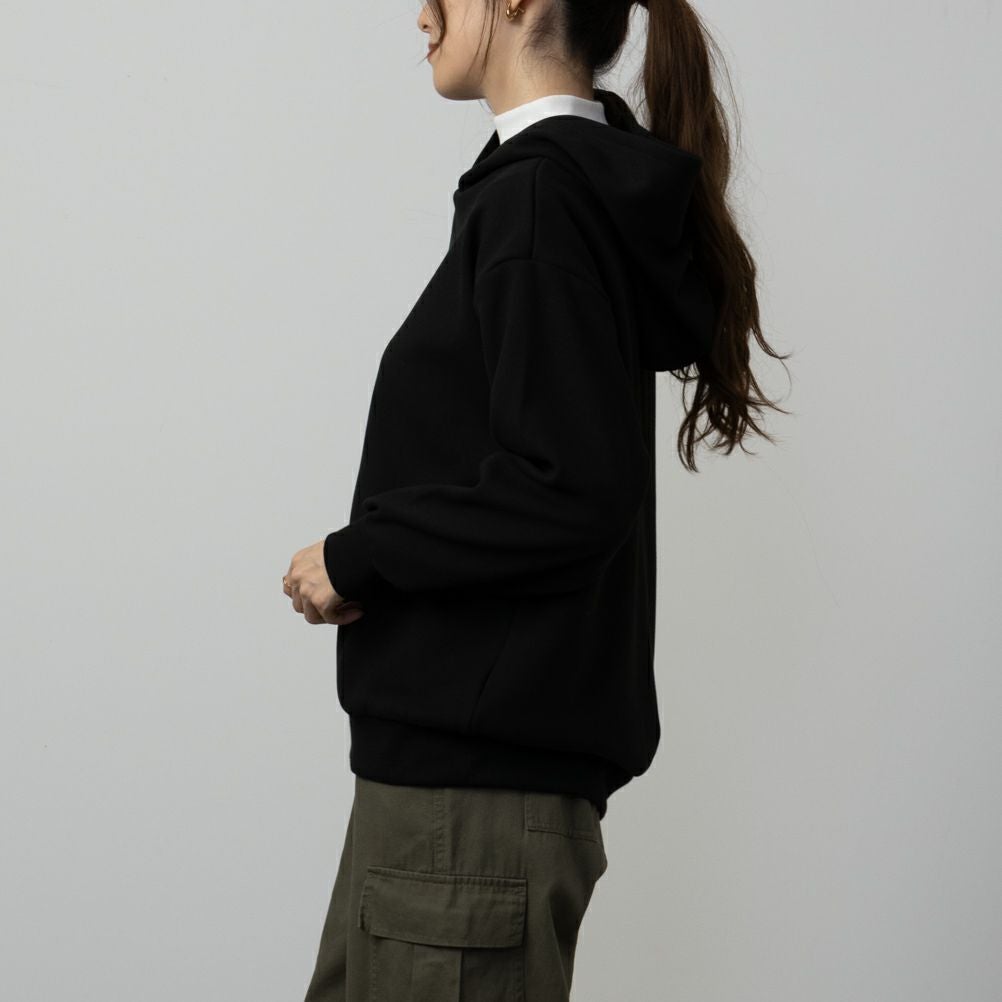 NAVY フワモチパーカー レディース