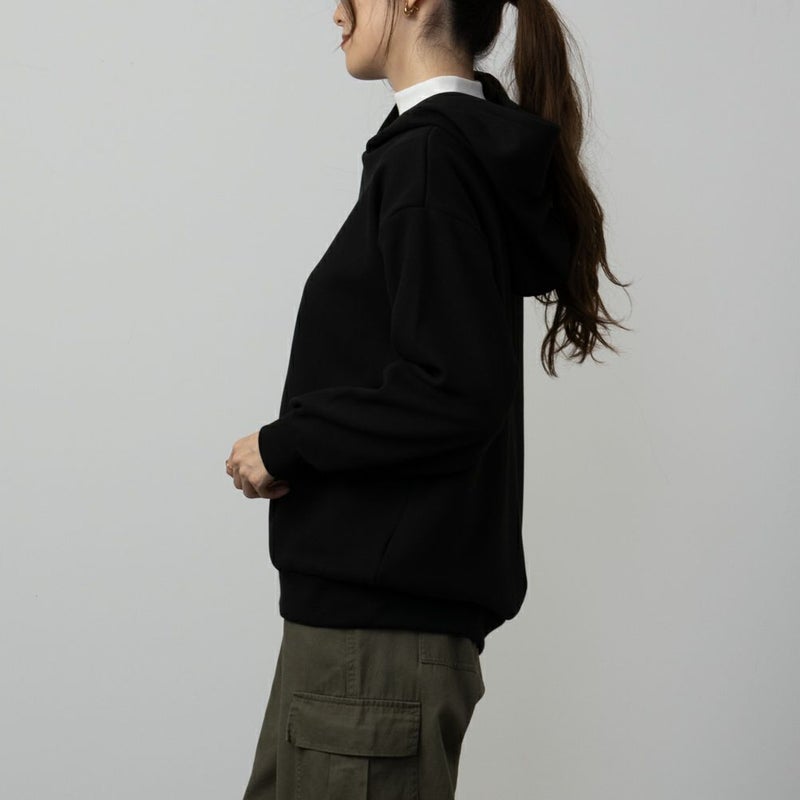 NAVY フワモチパーカー レディース商品画像-5