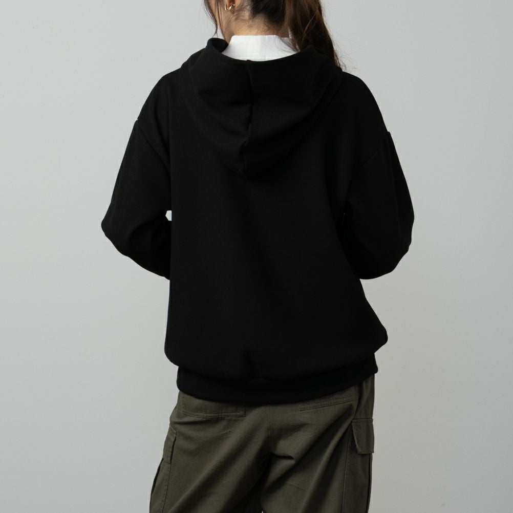 NAVY フワモチパーカー レディース