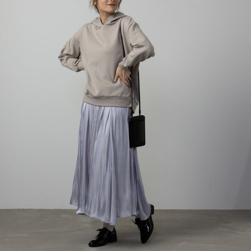 NAVY  フワモチパーカー レディース商品画像-8