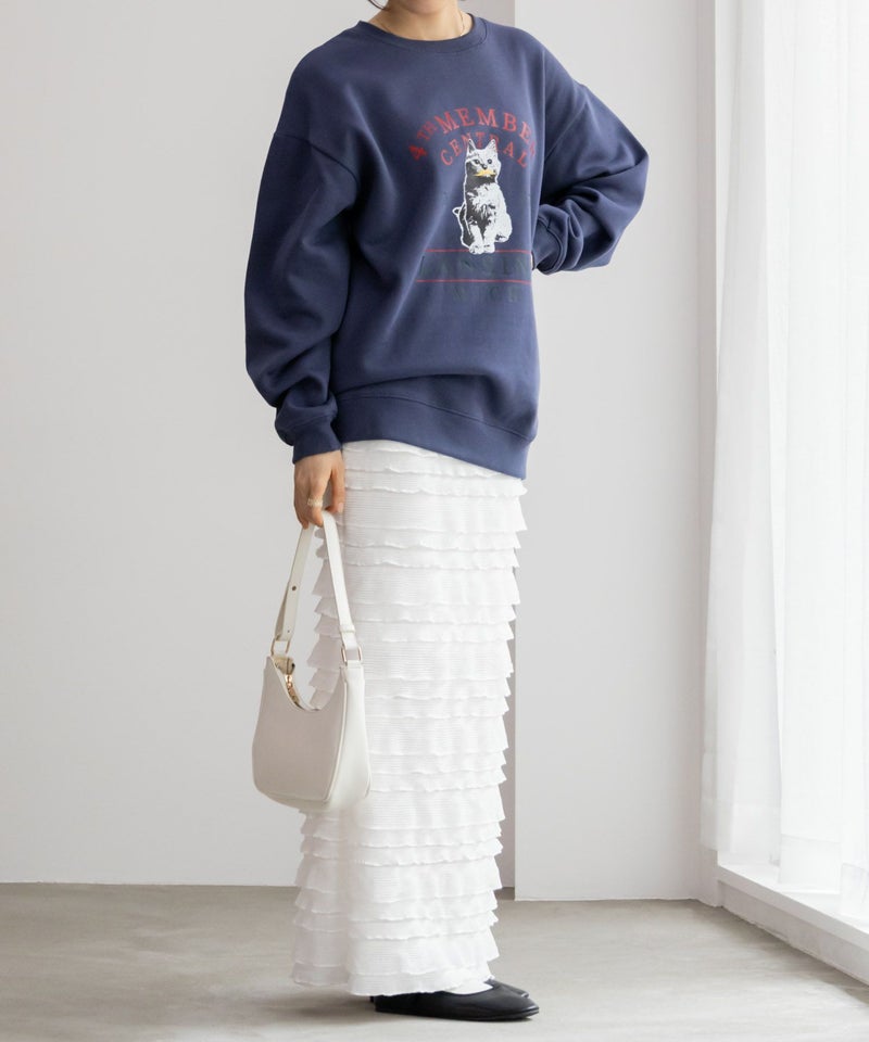 アニマルフォトプリントトレーナー メンズ商品画像-8