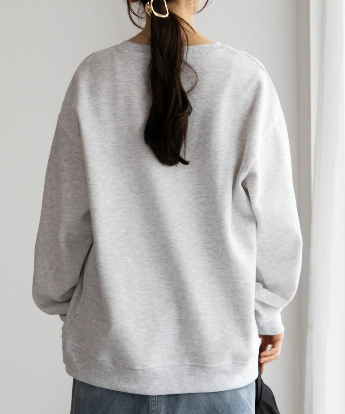 アニマルフォトプリントトレーナー メンズ